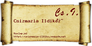 Csizmazia Ildikó névjegykártya